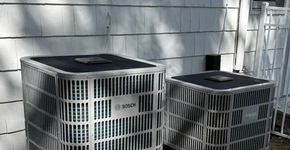 Outdoor HVAC unit with financing options