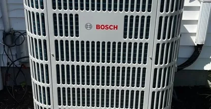 Central Air Systems crew completing geothermal project in Suffolk County