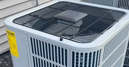 Completed central AC installation in Suffolk County NY