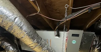 Gas furnace flame sensor inspection on Long Island