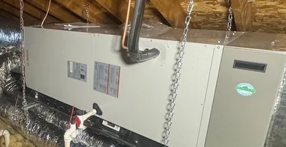 Furnace system in Nesconset basement