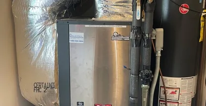 Climate Master geothermal heat pump installed in Long Island home