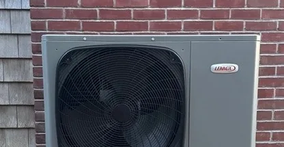 Ductless mini-split outdoor condenser inspected by NATE Certified technician