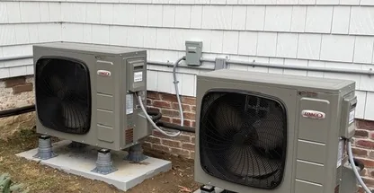 Multi-zone ductless condenser at Suffolk County home
