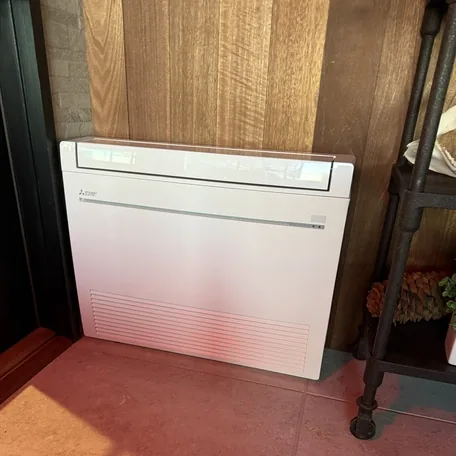 Mini-split cassette installed by Central Air Systems
