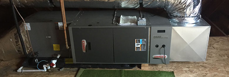 Central Air Systems furnace installation!